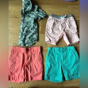 Boys 5t lots of summer shorts and shirt vineyard vines gap cat & jack